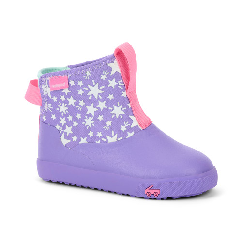Ame Waterproof Purple Superstars Front Angle