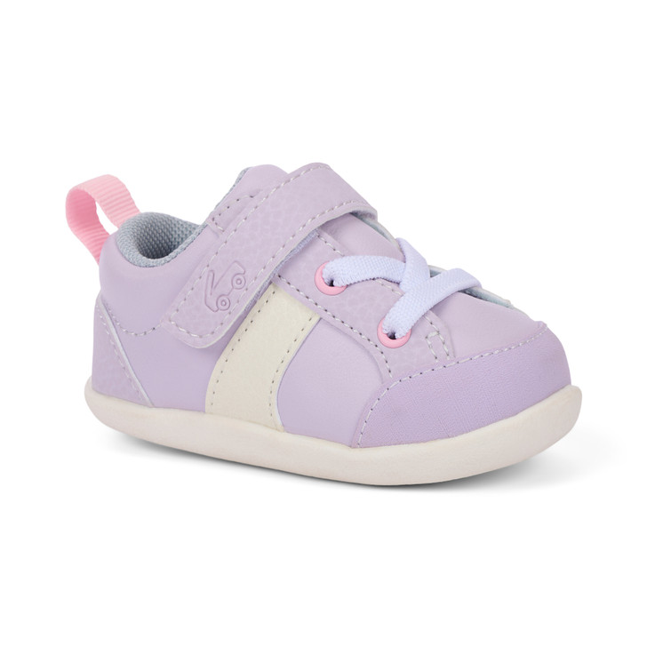Side Angle View of the Connor Mini (First Walker) Lavender