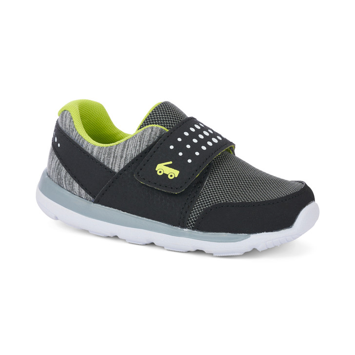 Side Angle View of the Ryder Flexirun™ Black/Gray