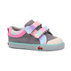 Side Angle View Robyne Gray Denim/Rainbow Side Angle View Robyne Gray Denim/Rainbow