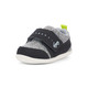Front Angle View Ryder (First Walker) Gray/Black