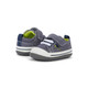 Both Shoe Angle View of the Stevie Mini (First Walker) Gray/Lightning
