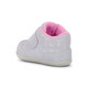 Back Angle View of the Casey Mini (First Walker) Gray Suede