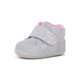 Front Angle View of the Casey Mini (First Walker) Gray Suede