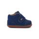 Side Angle View of the Casey Mini (First Walker) Navy Suede