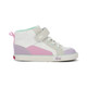 Side Angle View of the Dayton White Leather