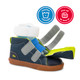 Orthotics Shoe Angle View of the Dean Adapt Navy