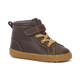 Side Angle View of the Hudson Chocolate Brown