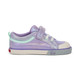 Side Angle View of the Kristin Purple Metallic