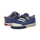 Both Shoe Angle View of the Stevie II Navy Denim