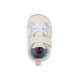 Top Angle View of the Connor Mini (First Walker) White/Pink