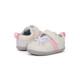Both Shoe Angle View of the Connor Mini (First Walker) White/Pink