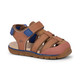 Side Angle View of the Wilder II Khaki Brown