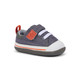 Stevie Mini Gray Denim Front Angle