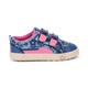 Riley Blue Floral Side Angle
