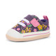 Stevie Mini Purple Floral Side Angle