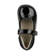Top-down view of Jane II Black Patent shoe