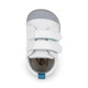 Top-down view of Waylon (First Walker) White shoe