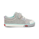 Right Side view of the Kristin Gray/Sprinkles shoe