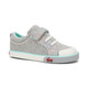 Front-Right Side view of the Kristin Gray/Sprinkles shoe