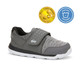 Front-Right Side view of the Ryder FlexiRun Gray shoe
