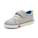 Front Angle for a Gray Jersey/Lime sneaker