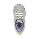 Top Angle for a Gray Jersey/Lime sneaker