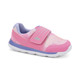side angle view of the Ryder II FlexiRun Hot Pink Glitter