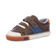 Left angle view of Lucci Brown Leather
