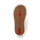 Sole angle view of a Kristin Silver/Pink