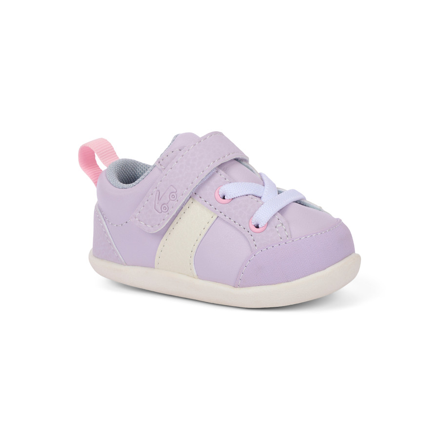 Side Angle View of the Connor Mini (First Walker) Lavender