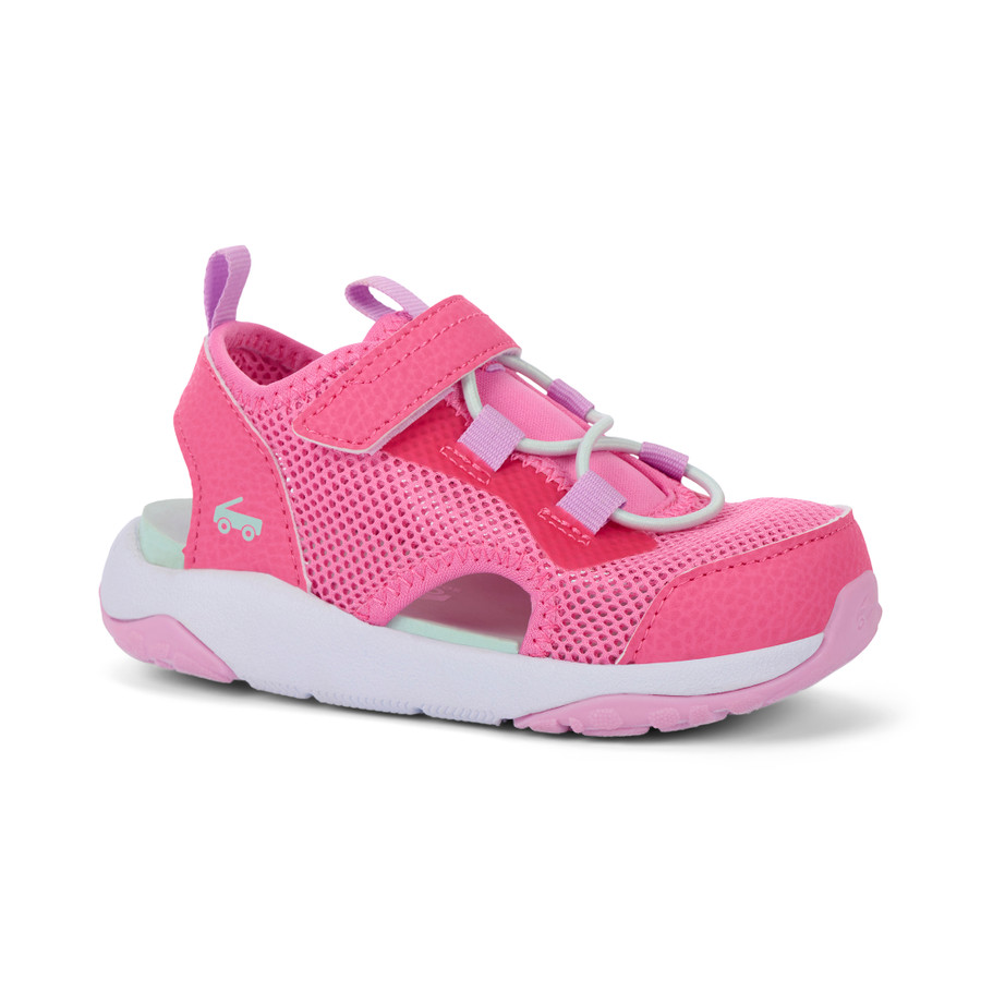 Side Angle View of the Aven Hot Pink