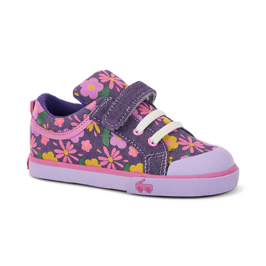 Kristin Purple Floral Front Angle