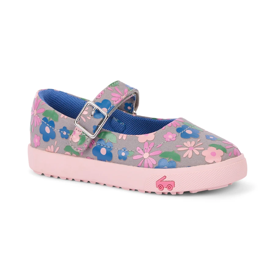 Lucia Gray Floral Front Angle