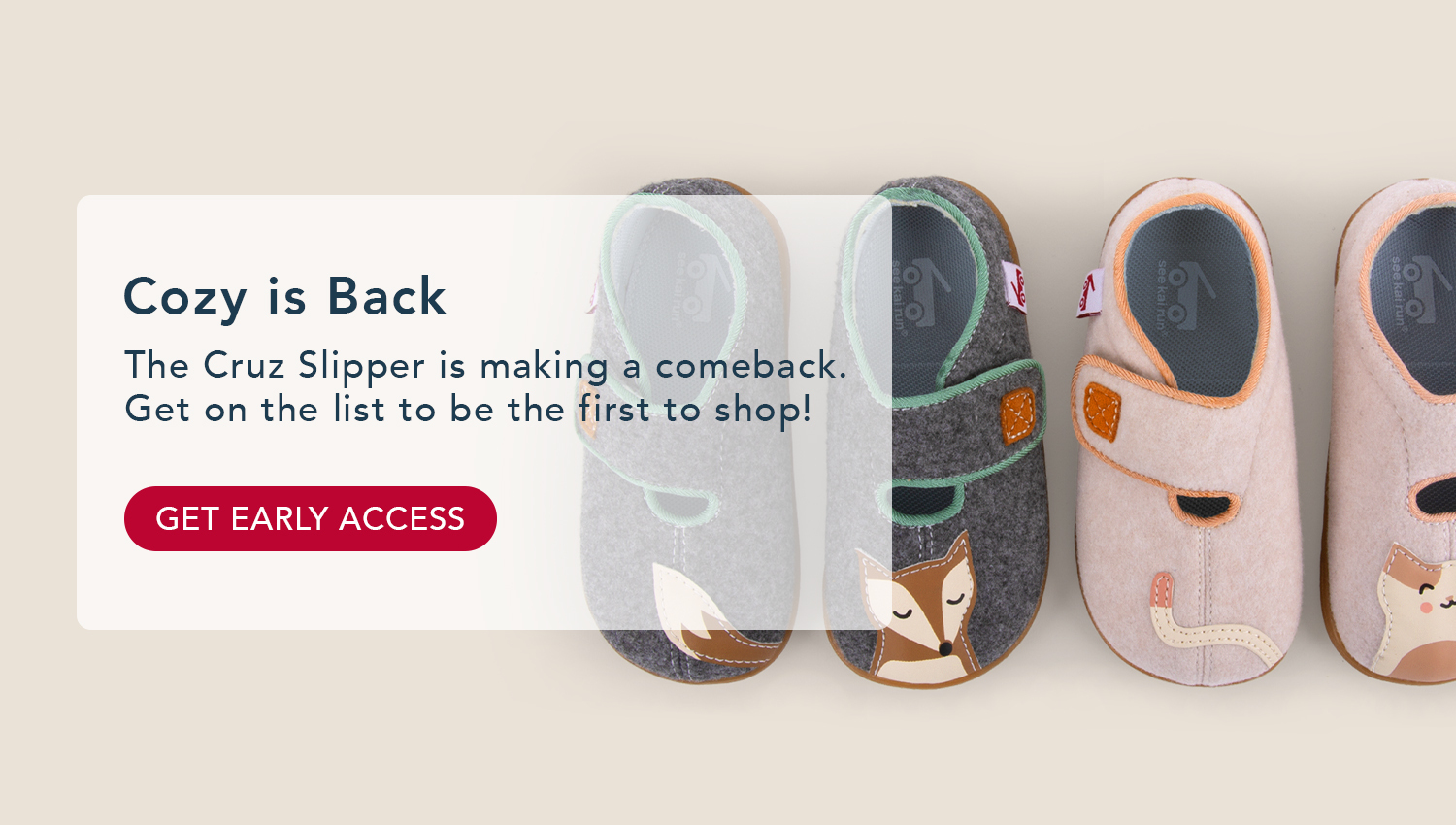 Cozy is back! Our Cruz slippers are coming soon
