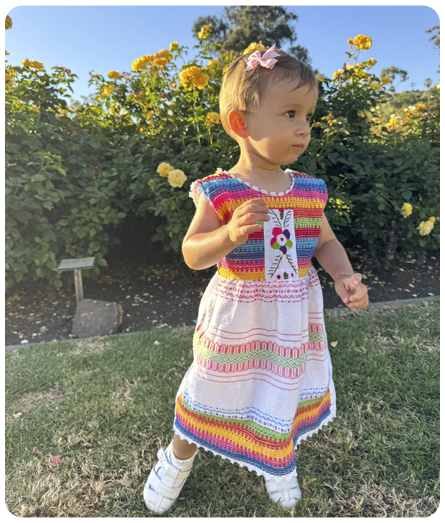 Girl wearing Brook sandals