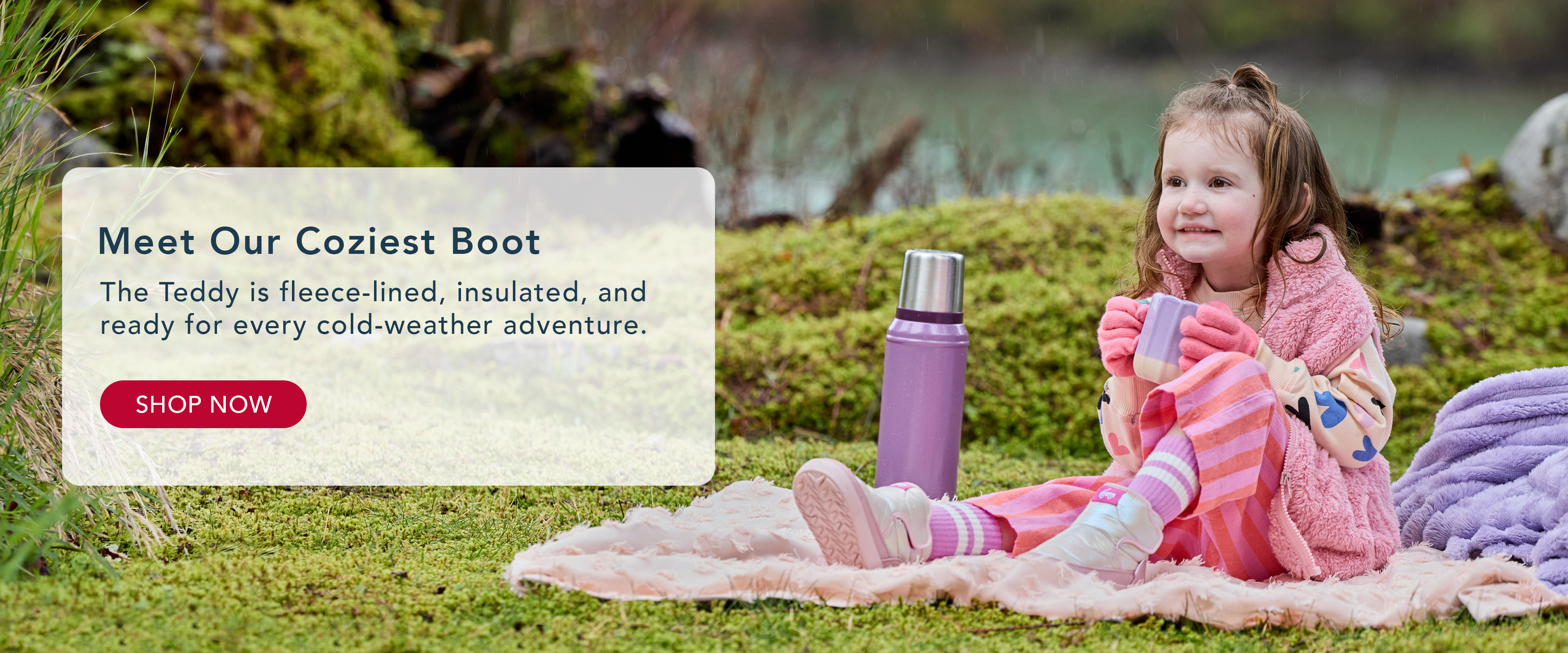 Meet our coziest boot, the Teddy