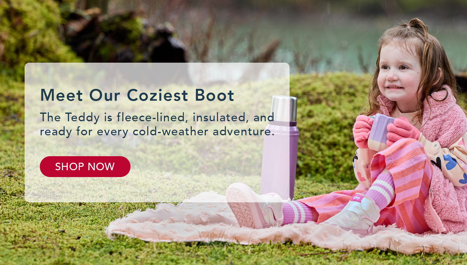 Meet our coziest boot, the Teddy