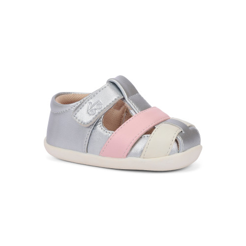 Brook III (First Walker) Silver | See Kai Run