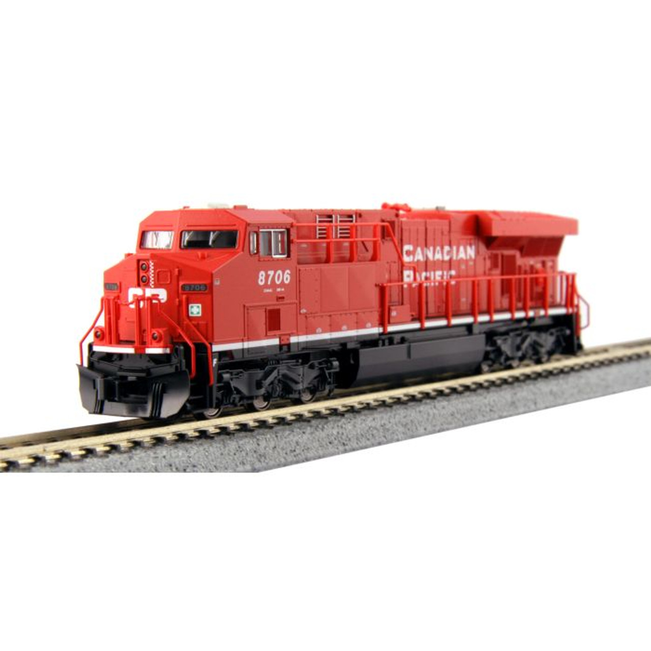 106-0022 KATO N Unitrack GE ES44AC GEVO Mixed Freight Starter Set, Canadian  Pacific