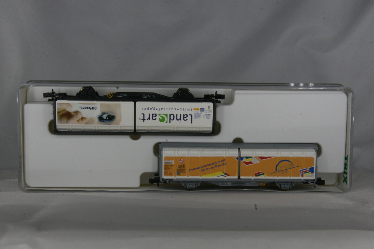 15166 - Trix N-Scale SBB Schiebewandwagen 