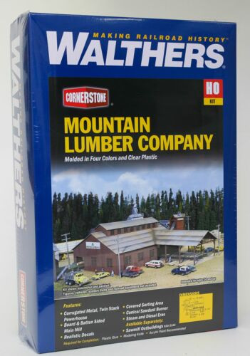 9333058 Walthers Cornerstone HO Mountain Lumber Company Sawmill Kit