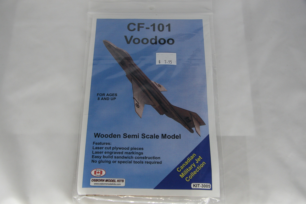 3005 Osborn Model Kits CF101 Voodoo (Lasercut wood kit)