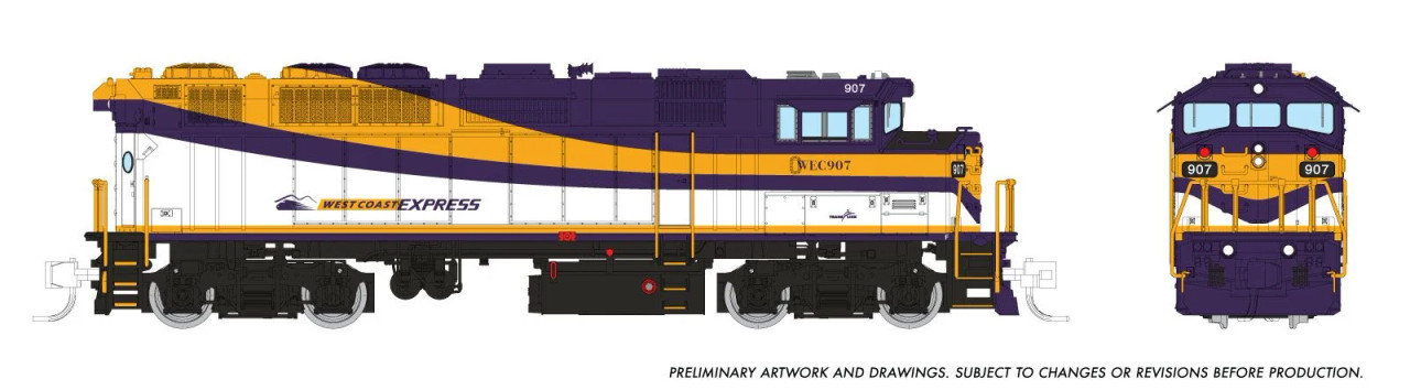 519525 - Rapido Trains N GMDD F59PH (DC/DCC/Sound): West Coast