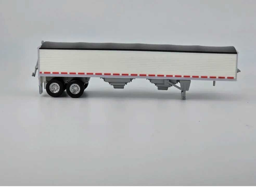 469 - HO Logistics Replica - 39' Covered Grain Trailer - Assembled ...