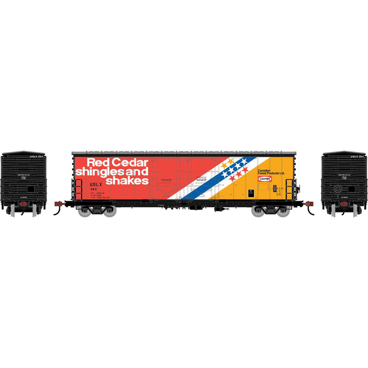 ATHG-3639 - Athearn - HO ATH 50' Evans Double Plug Door Box Car, USLX #364