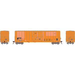 ATH-2793 - Athearn - HO ATH 50' FMC 5327 12' Plug Door Box Car, Primed for Grime RVPR #77027
