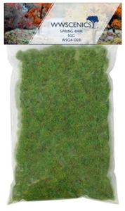 WSG4-003 - WWScenics - 4mm Spring Grass 50g Bag