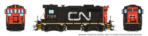 1108001 - Rapido - HO CN SWEEP (DC/Silent): CN - Large Noodle: #7100
