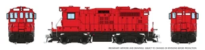 1108021 - Rapido - HO CN SWEEP (DC/Silent): Industrial Red